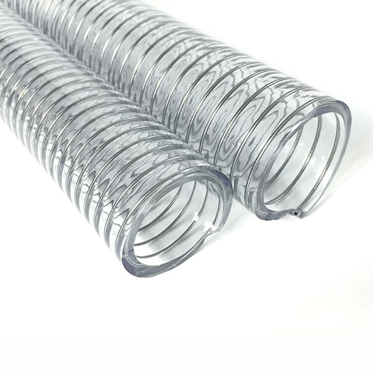 Non Toxic Spiral Steel Wire Reinforced PVC Water Suction Delivery Hose